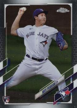 #136 Nate Pearson - Toronto Blue Jays - 2021 Topps Chrome Baseball