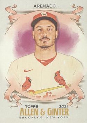 #136 Nolan Arenado - St. Louis Cardinals - 2021 Topps Allen & Ginter Baseball
