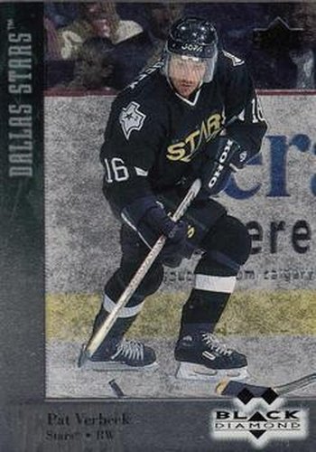 #136 Pat Verbeek - Dallas Stars - 1996-97 Upper Deck Black Diamond Hockey