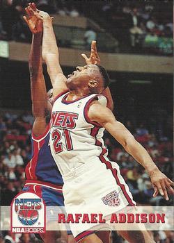 #136 Rafael Addison - New Jersey Nets - 1993-94 Hoops Basketball