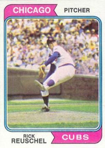 #136 Rick Reuschel - Chicago Cubs - 1974 Topps Baseball