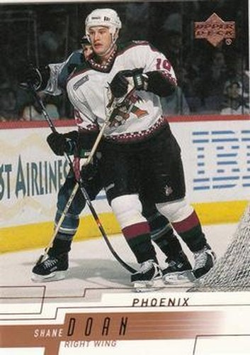 #136 Shane Doan - Phoenix Coyotes - 2000-01 Upper Deck Hockey