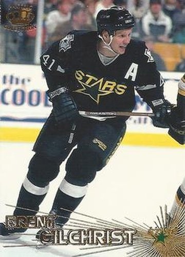 #136 Brent Gilchrist - Dallas Stars - 1997-98 Pacific Crown Hockey
