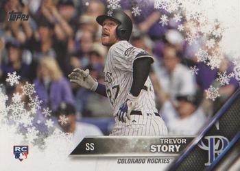 #HMW136 Trevor Story - Colorado Rockies - 2016 Topps Holiday Baseball