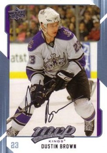 #137 Dustin Brown - Los Angeles Kings - 2008-09 Upper Deck MVP Hockey