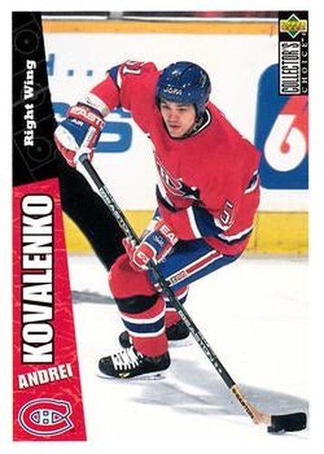 #137 Andrei Kovalenko - Montreal Canadiens - 1996-97 Collector's Choice Hockey