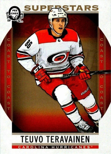 #137 Teuvo Teravainen - Carolina Hurricanes - 2018-19 O-Pee-Chee Coast to Coast Hockey