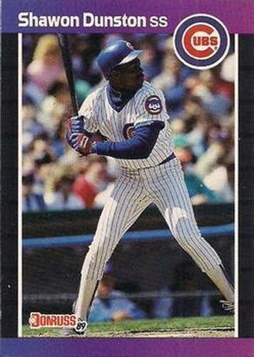 #137 Shawon Dunston - Chicago Cubs - 1989 Donruss Baseball