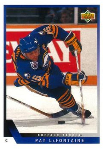 #137 Pat LaFontaine - Buffalo Sabres - 1993-94 Upper Deck Hockey