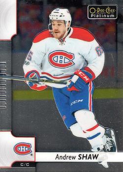 #137 Andrew Shaw - Montreal Canadiens - 2017-18 O-Pee-Chee Platinum Hockey