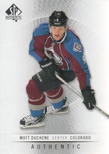 #137 Matt Duchene - Colorado Avalanche - 2012-13 SP Authentic Hockey