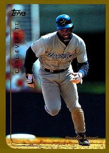 #137 Carl Everett - Houston Astros - 1999 Topps Baseball