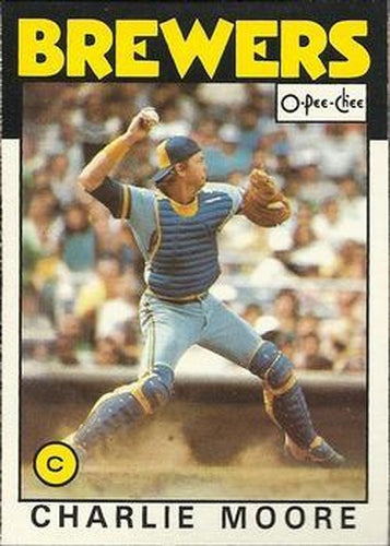 #137 Charlie Moore - Milwaukee Brewers - 1986 O-Pee-Chee Baseball