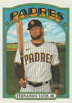 #137 Fernando Tatis Jr. - San Diego Padres - 2021 Topps Heritage Baseball