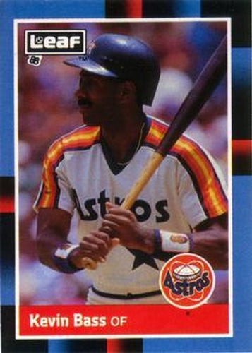 #137 Kevin Bass - Houston Astros - 1988 Leaf Baseball