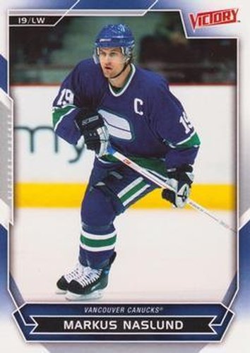 #137 Markus Naslund - Vancouver Canucks - 2007-08 Upper Deck Victory Hockey