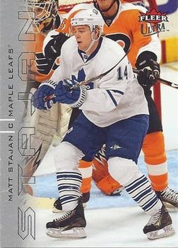 #137 Matt Stajan - Toronto Maple Leafs - 2009-10 Ultra Hockey