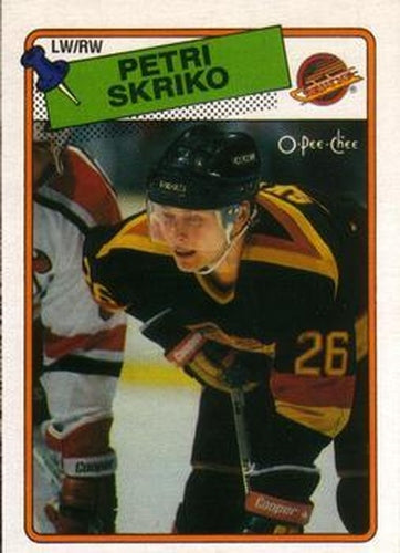 #137 Petri Skriko - Vancouver Canucks - 1988-89 O-Pee-Chee Hockey