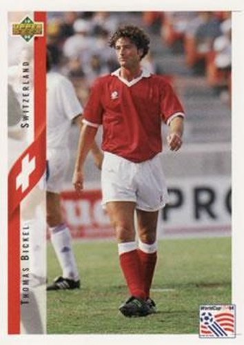 #137 Thomas Bickel - Switzerland - 1994 Upper Deck World Cup Contenders English/Spanish Soccer