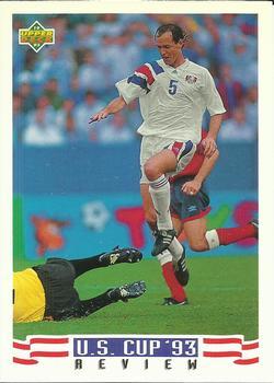 #137 Thomas Dooley - USA - 1993 Upper Deck World Cup Preview English/Spanish Soccer