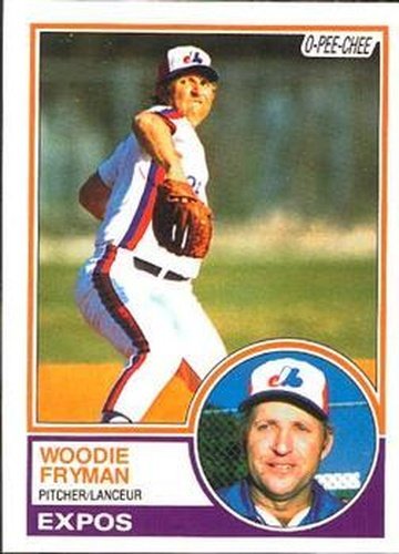 #137 Woodie Fryman - Montreal Expos - 1983 O-Pee-Chee Baseball