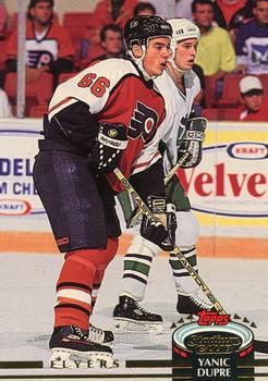 #137 Yanick Dupre - Philadelphia Flyers - 1992-93 Stadium Club Hockey