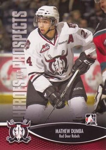 #137 Mathew Dumba - Red Deer Rebels - 2012-13 In The Game Heroes and Prospects Hockey
