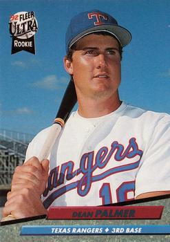 #137 Dean Palmer - Texas Rangers - 1992 Ultra Baseball