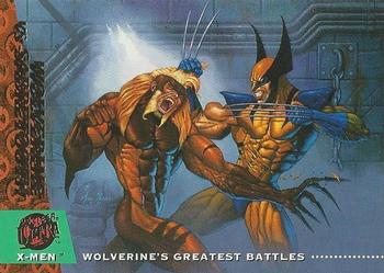 #137 Wolverine vs. Sabretooth - 1994 Ultra X-Men