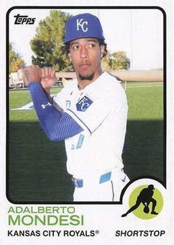 #137 Adalberto Mondesi - Kansas City Royals - 2021 Topps Archives Baseball