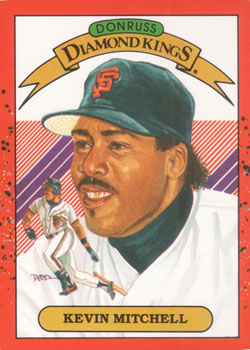 #11 Kevin Mitchell - San Francisco Giants - 1990 Donruss Baseball