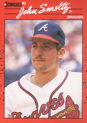 #121 John Smoltz - Atlanta Braves - 1990 Donruss Baseball