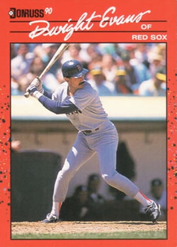 #122 Dwight Evans - Boston Red Sox - 1990 Donruss Baseball