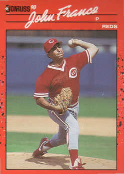 #124 John Franco - Cincinnati Reds - 1990 Donruss Baseball