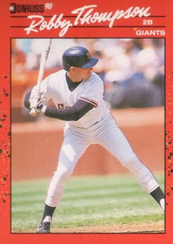 #140 Robby Thompson - San Francisco Giants - 1990 Donruss Baseball