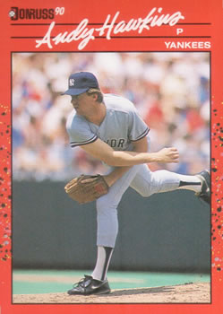 #159 Andy Hawkins - New York Yankees - 1990 Donruss Baseball