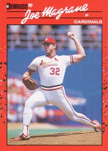 #163 Joe Magrane - St. Louis Cardinals - 1990 Donruss Baseball