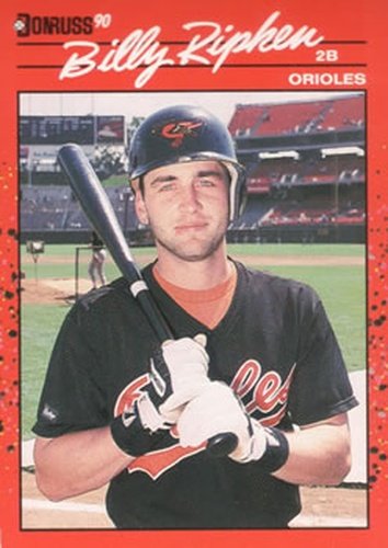 #164 Billy Ripken - Baltimore Orioles - 1990 Donruss Baseball