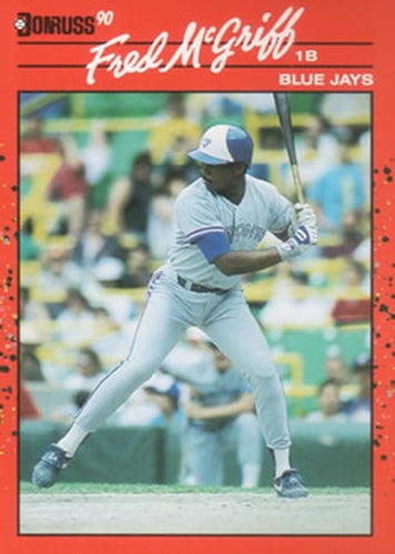 #188 Fred McGriff - Toronto Blue Jays - 1990 Donruss Baseball