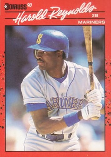 #227 Harold Reynolds - Seattle Mariners - 1990 Donruss Baseball