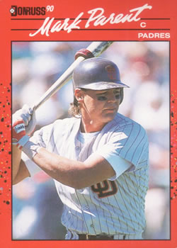#229 Mark Parent - San Diego Padres - 1990 Donruss Baseball