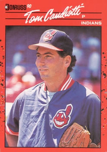 #256 Tom Candiotti - Cleveland Indians - 1990 Donruss Baseball