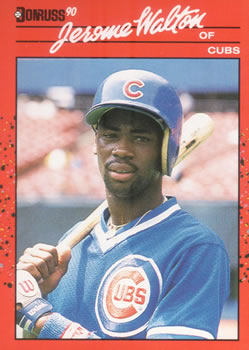 #285 Jerome Walton - Chicago Cubs - 1990 Donruss Baseball
