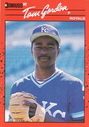 #297 Tom Gordon - Kansas City Royals - 1990 Donruss Baseball