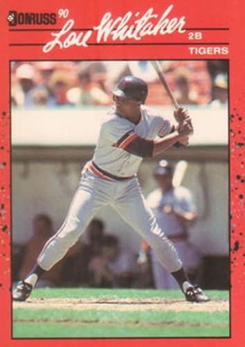 #298 Lou Whitaker - Detroit Tigers - 1990 Donruss Baseball