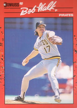 #370 Bob Walk - Pittsburgh Pirates - 1990 Donruss Baseball