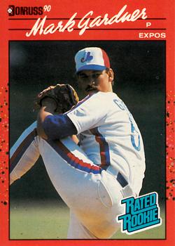 #40 Mark Gardner - Montreal Expos - 1990 Donruss Baseball