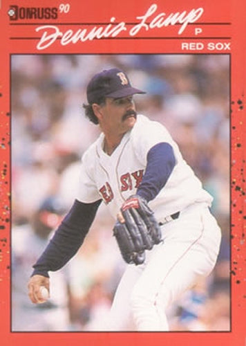 #423 Dennis Lamp - Boston Red Sox - 1990 Donruss Baseball