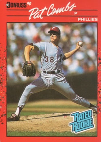#44 Pat Combs - Philadelphia Phillies - 1990 Donruss Baseball