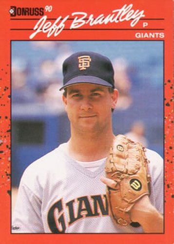 #466 Jeff Brantley - San Francisco Giants - 1990 Donruss Baseball